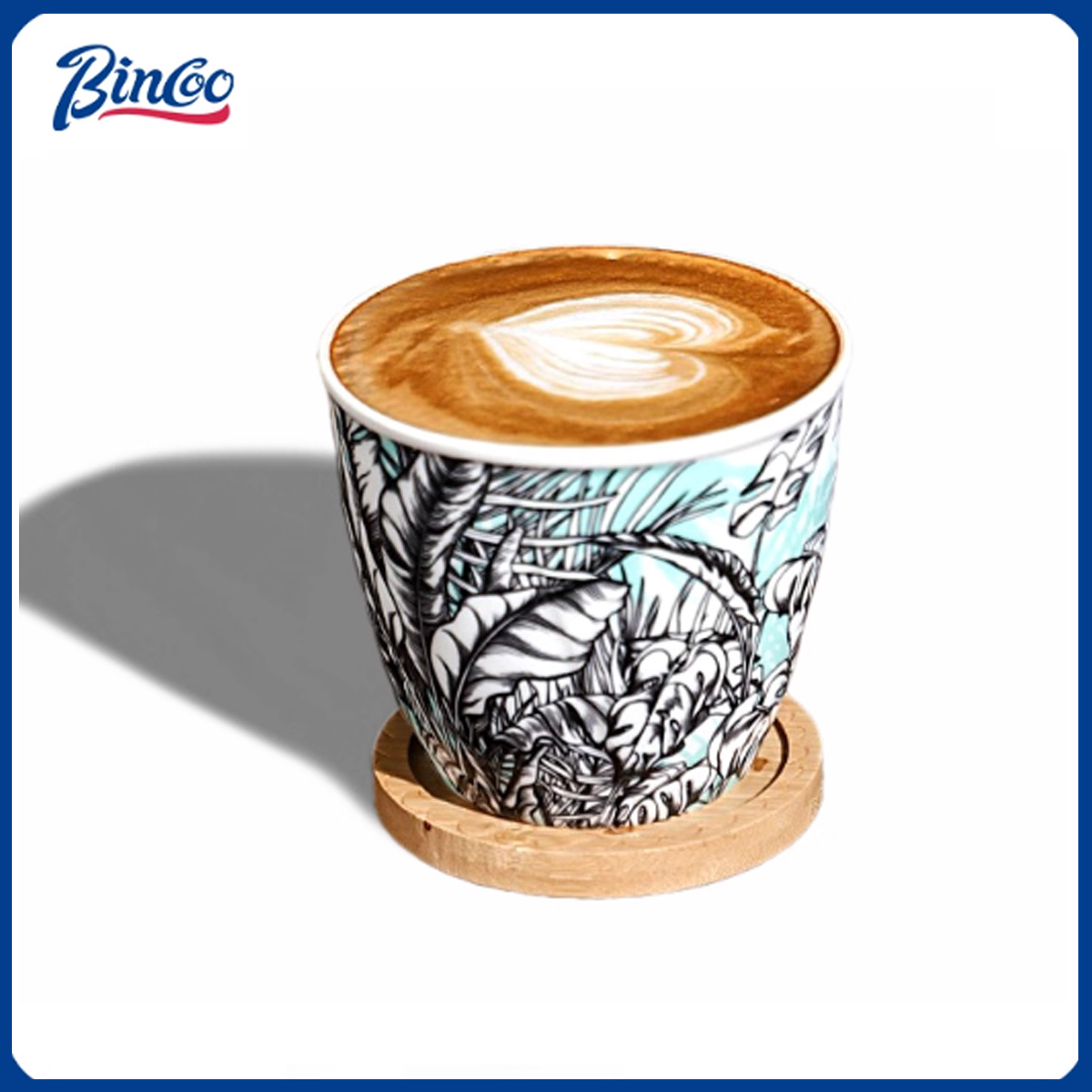 Coffee Tea Flower - BINCOO Ceramic Coffee Cup Creative Jungle