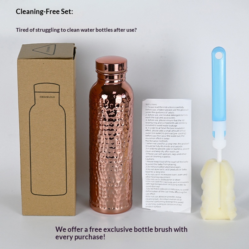 Cold Brew Jar - 800ml Copper Plated Water Jug with