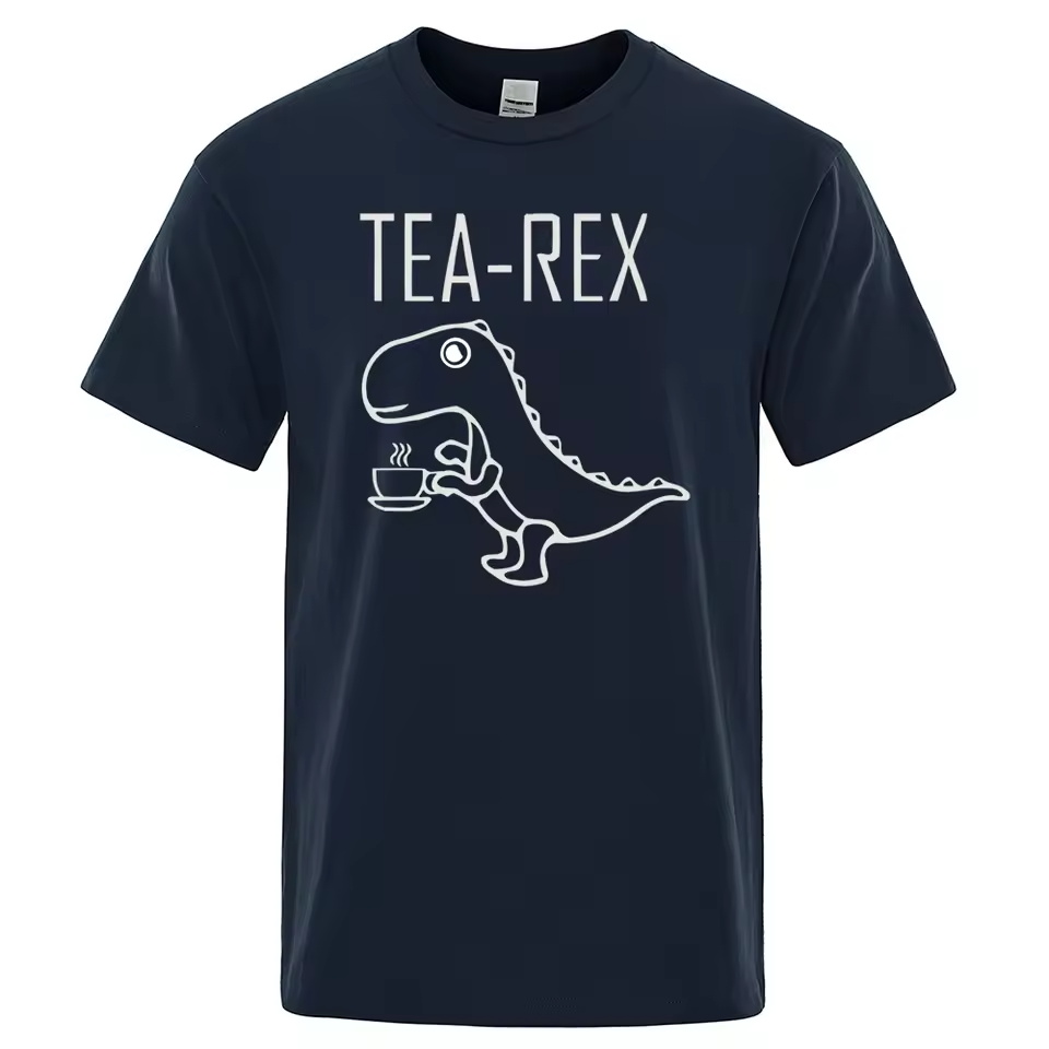T And Tea Coffee - Men Women T-Shirts Tea Rex Funny