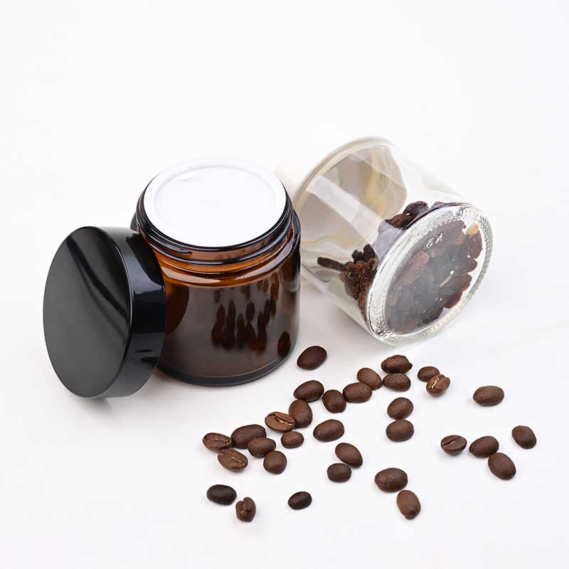 Coffee Tea Containers - Portable Coffee Bean Storage Glass Jar