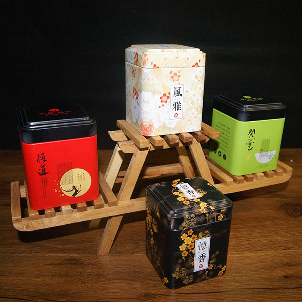 Coffee Tea Sugar Canisters - Chinese style Small For Sugar Solid