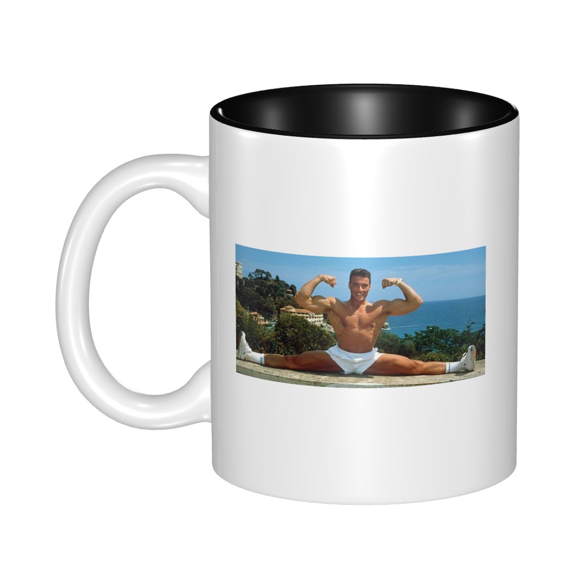 Coffee Tea Van - Jean Claude Van Damme Splits Mug