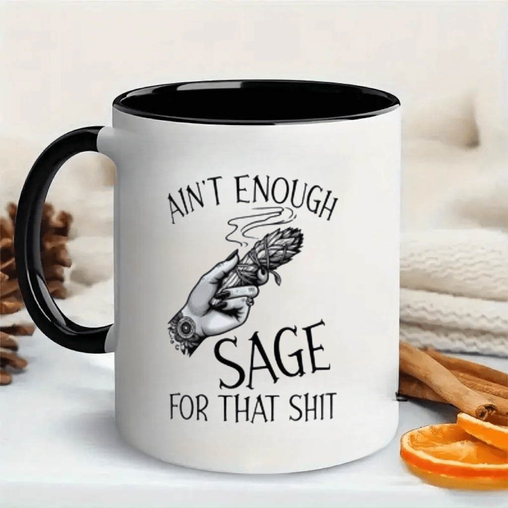 T And Tea Coffee - Ceramic Ain T Enough Sage Mug
