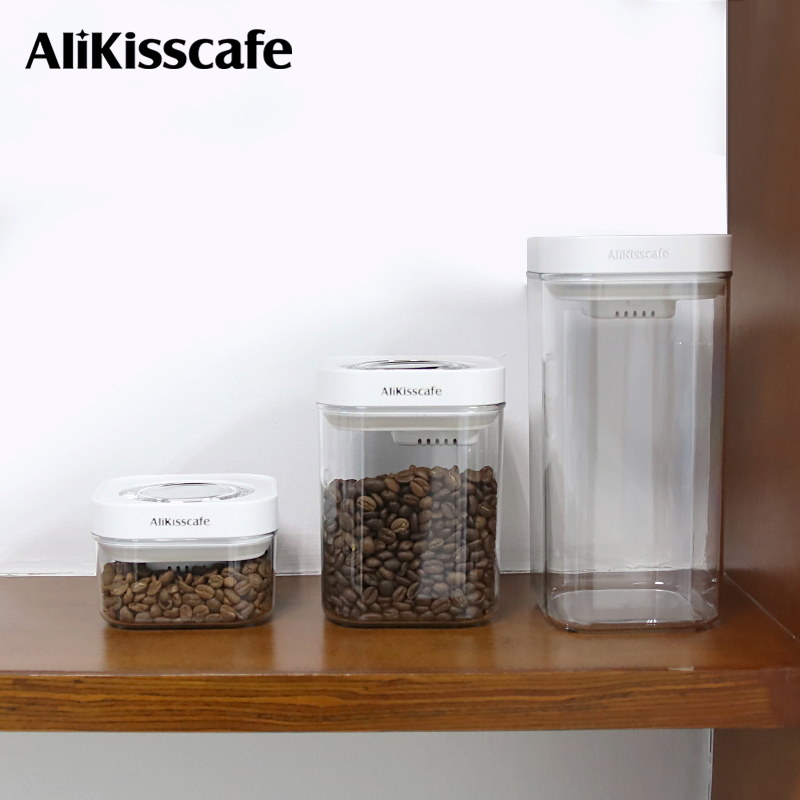 Coffee Tea Containers - AliKisscafe Coffee Bean Storage Container Vacuum