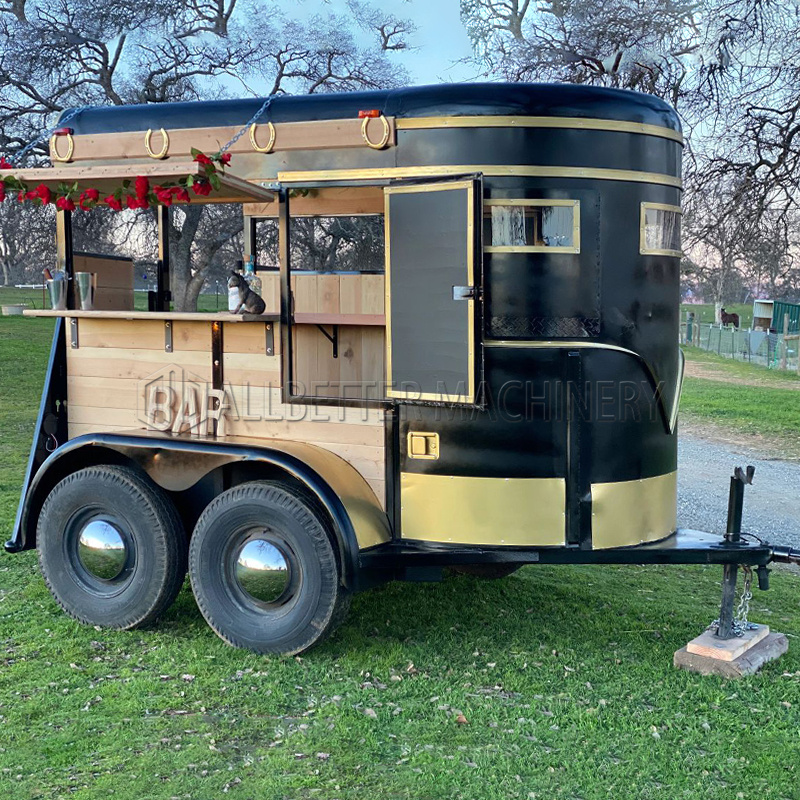 Coffee Tea Van - Allbetter Outdoor Mobile Retro Pizza Trailer