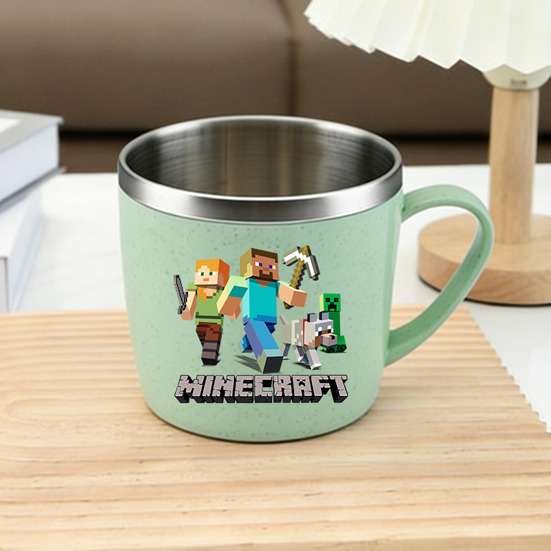 Coffee Y Tea - Minecrafted Stainless Steel Water Cups Game