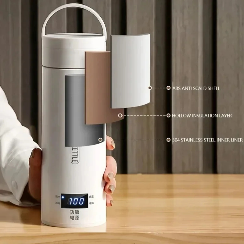 Coffee Tea Menu - 450ML Electric Kettles Portable Tea Coffee