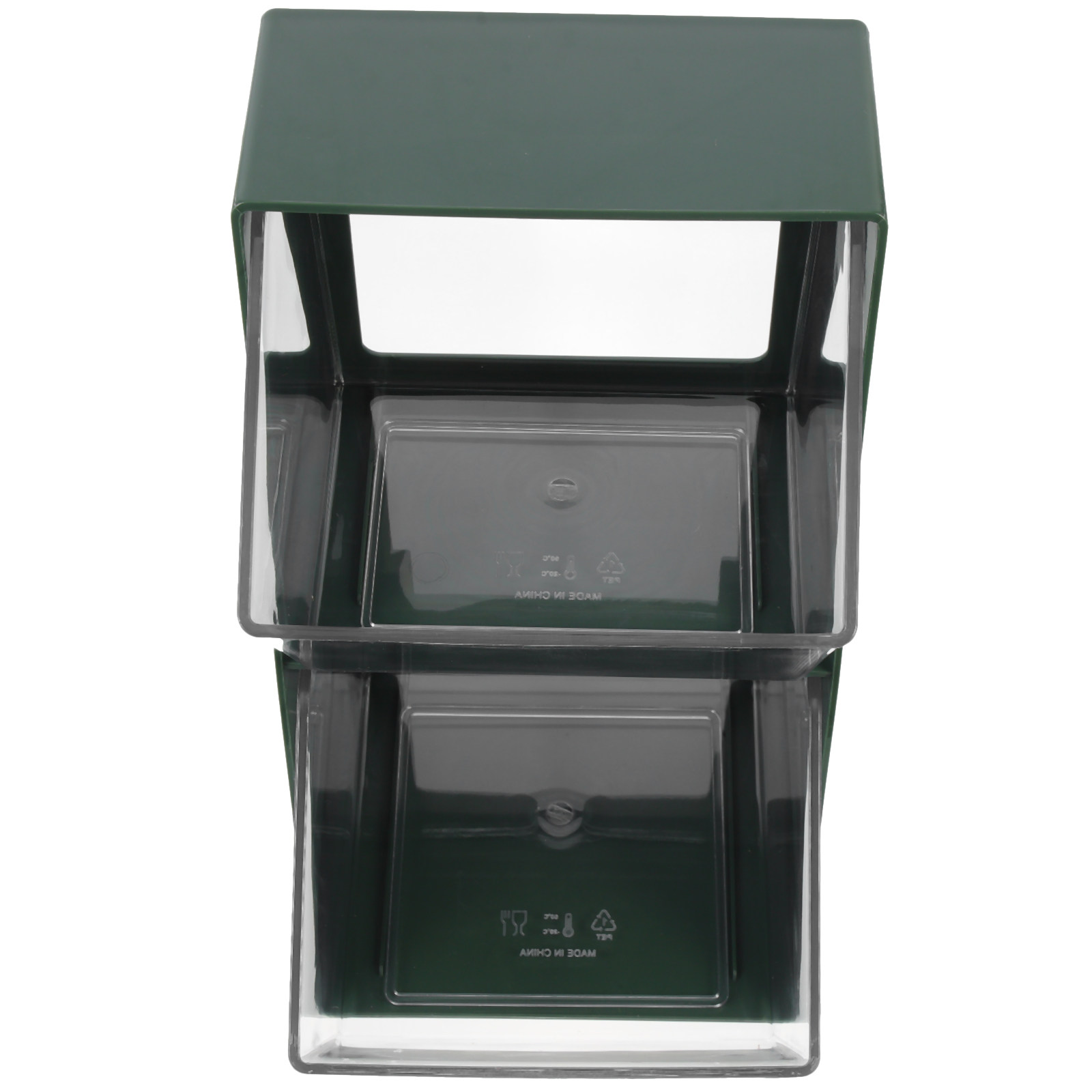 Coffee Tea Holders - Double-Layer Plastic Tea Bag Rack Coffee