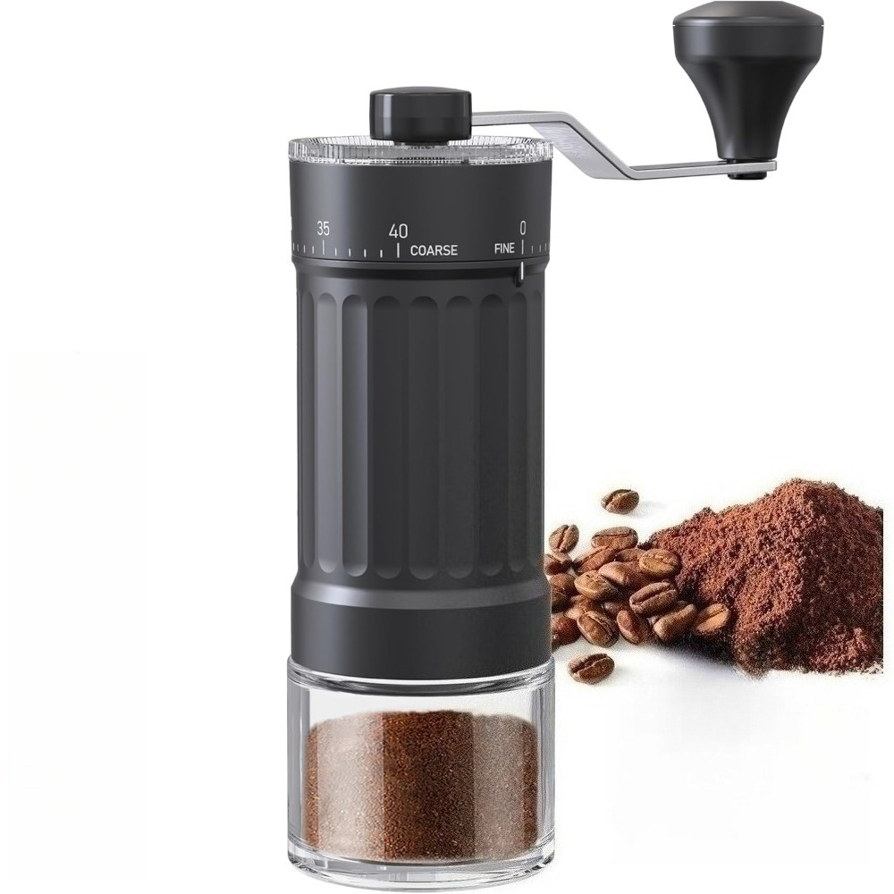Burr Hand Grinder - Manual Coffee Grinder with 40 External