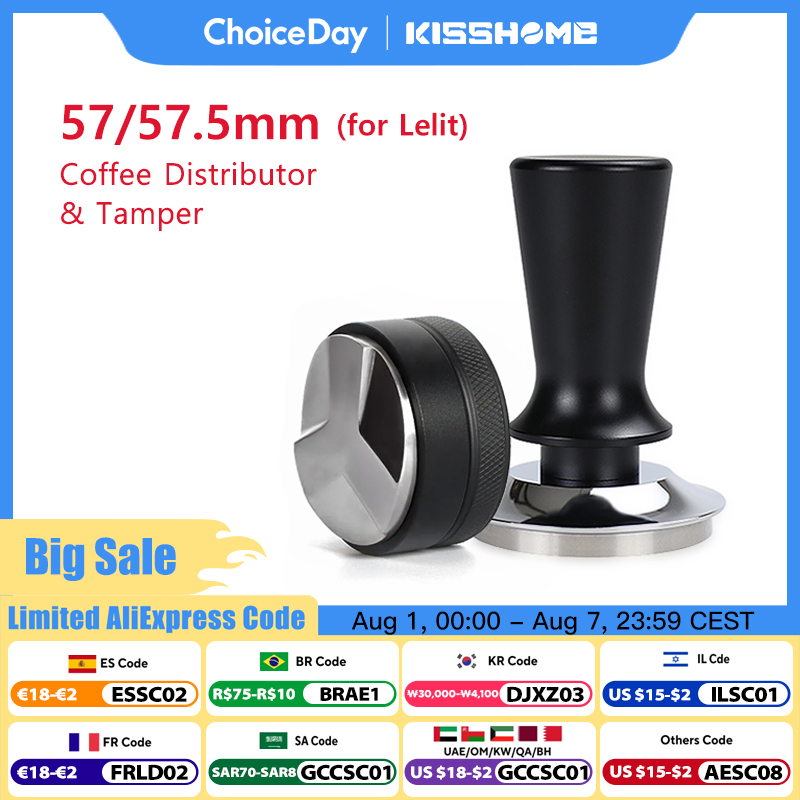 Coffee Tea Press - Coffee Tamper 57mm 57.5mm Constant Pressure
