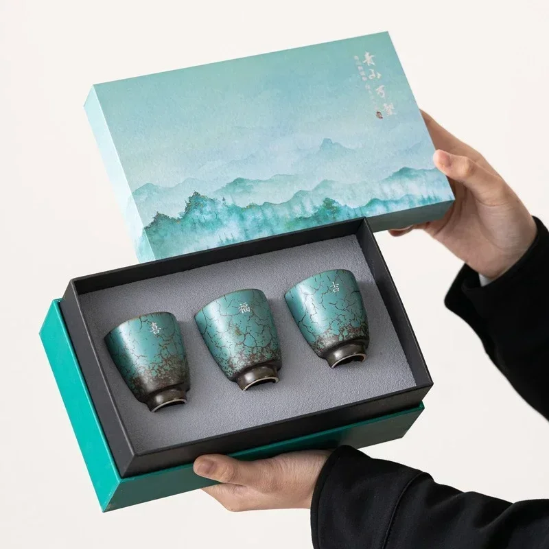 Coffee Tea Gift Set - Gift Box, Espresso Cups,Japanese Ceramic Tea