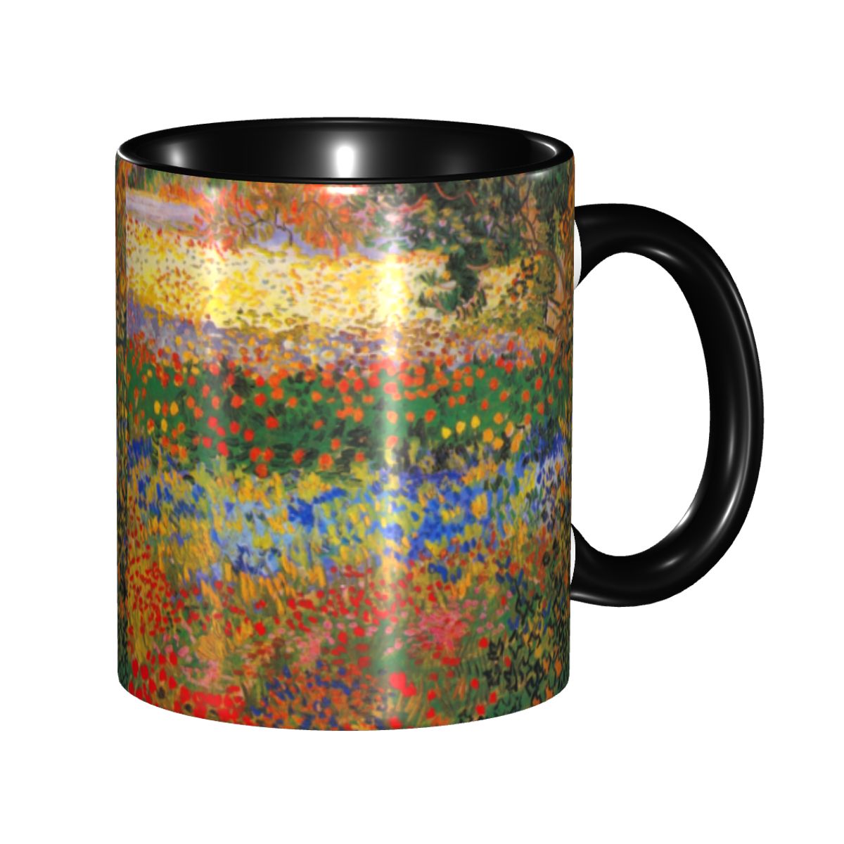 Coffee Tea Van - Customized Flower Garden Painting By Vincent