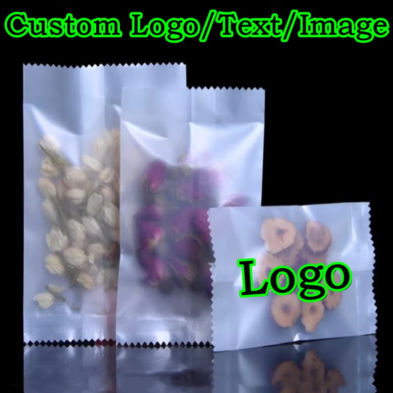 Coffee Tea Day - 200PCS Open Top Frosted Plastic Heat