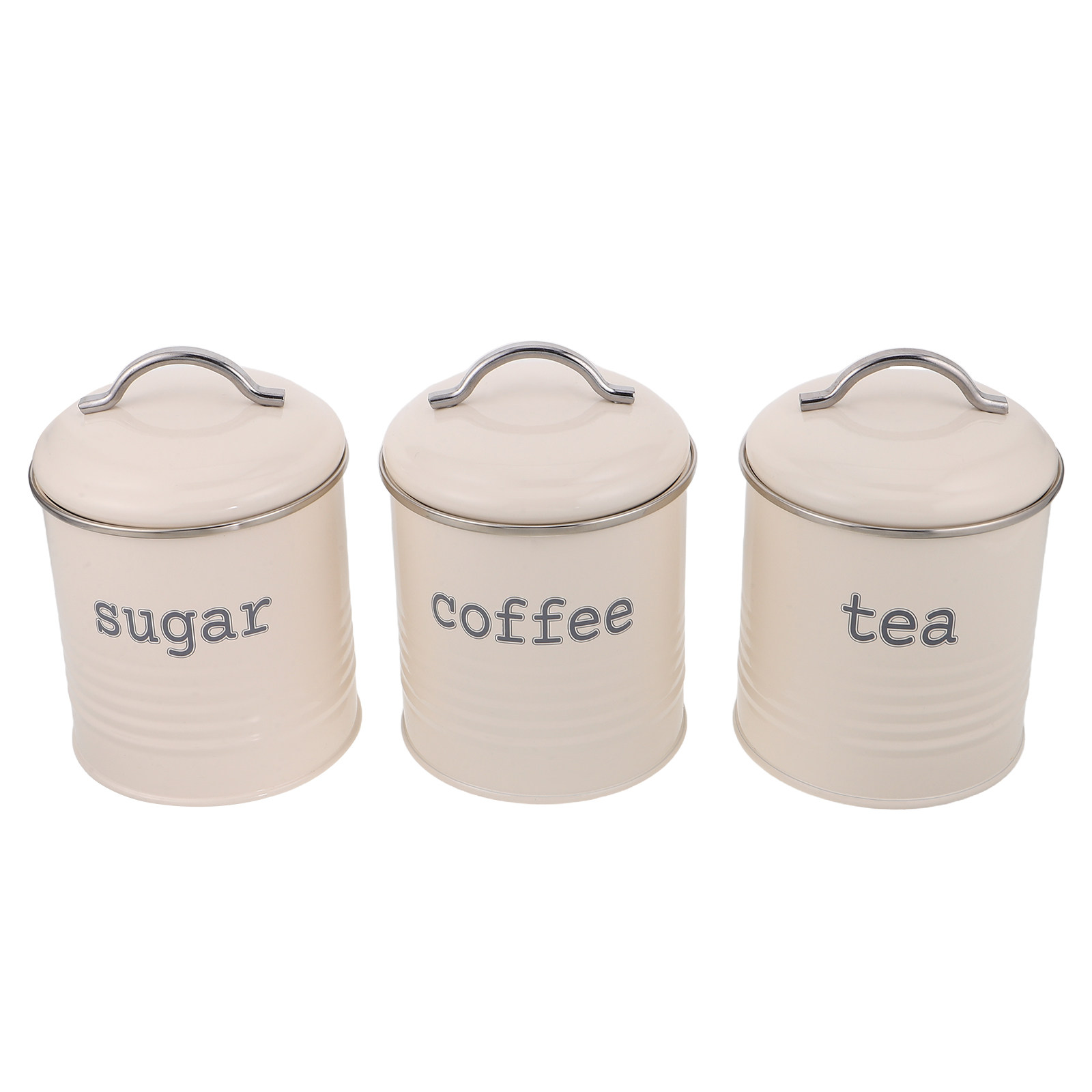 Coffee Tea Containers - 3Pcs Sealed Coffee Bean Container Set