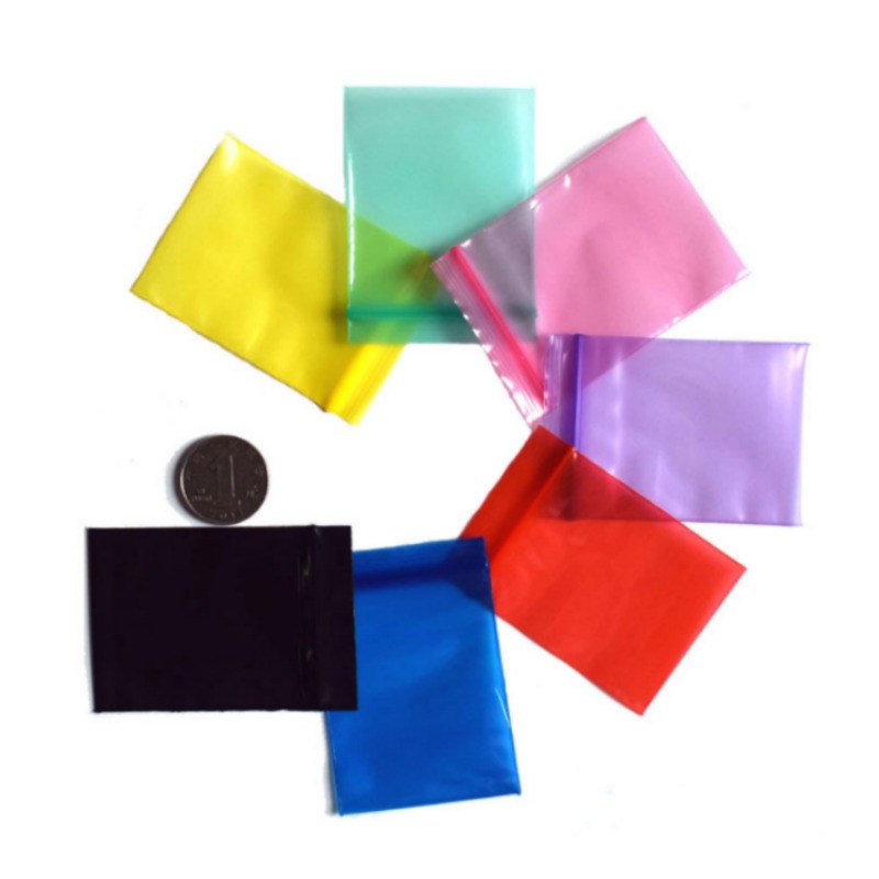 Coffee Tea Day - 50/100PCS Thick PE Plastic Ziplock Jewelry