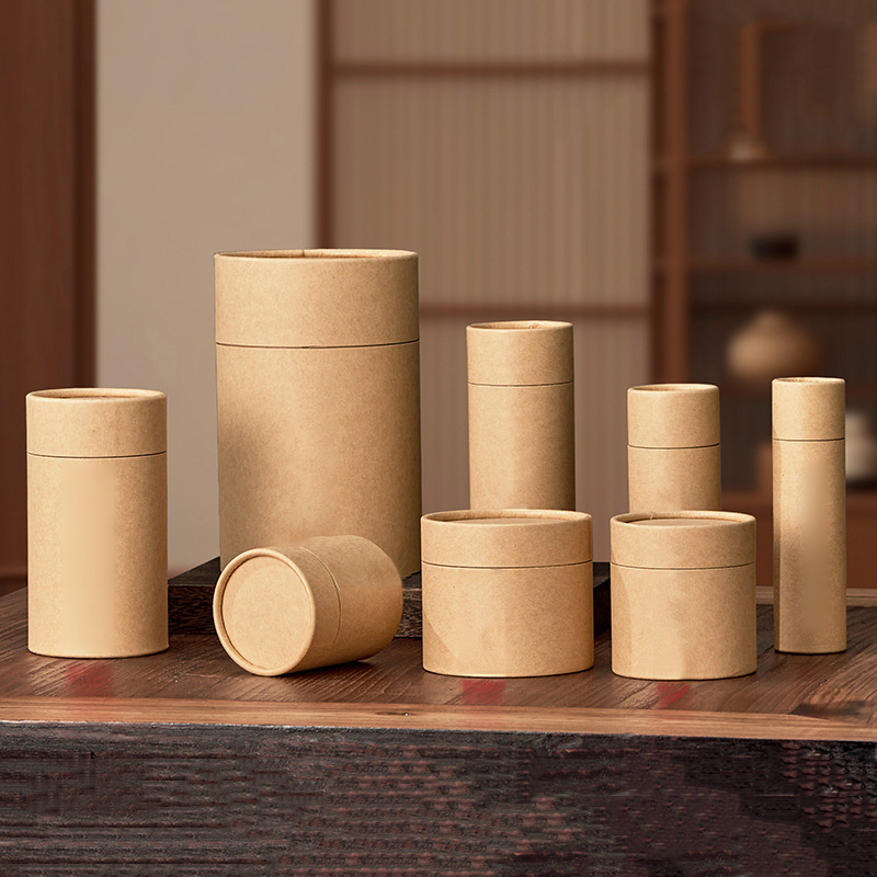 1PCS New Kraft Paperboard Tube - огляд і ціна Coffee Tea Containers