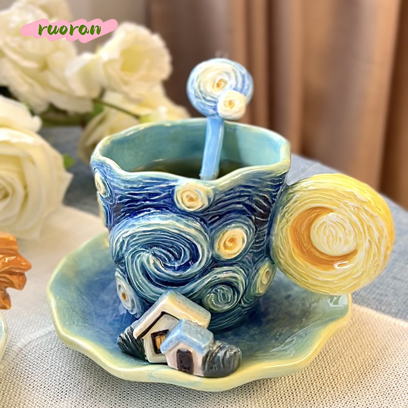 Van Gogh Starry Night Ceramic  - огляд і ціна Coffee Tea Van
