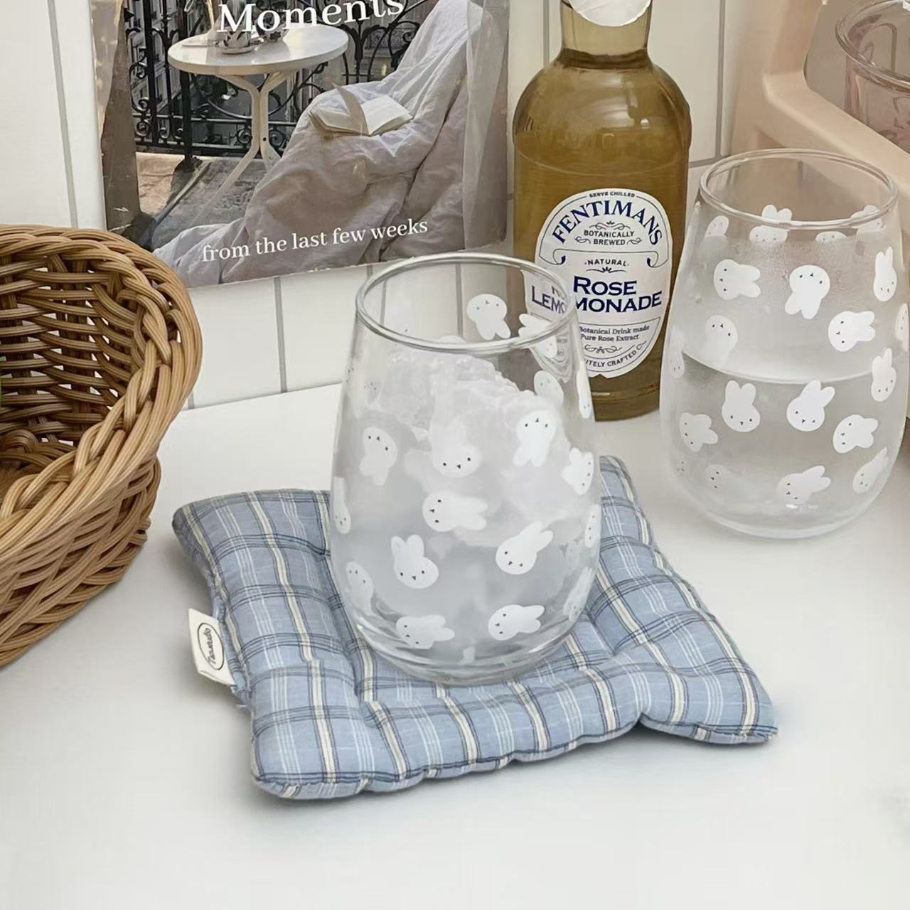 Cute Miffy Rabbit Printed Glas - огляд і ціна Coffee Tea Cups