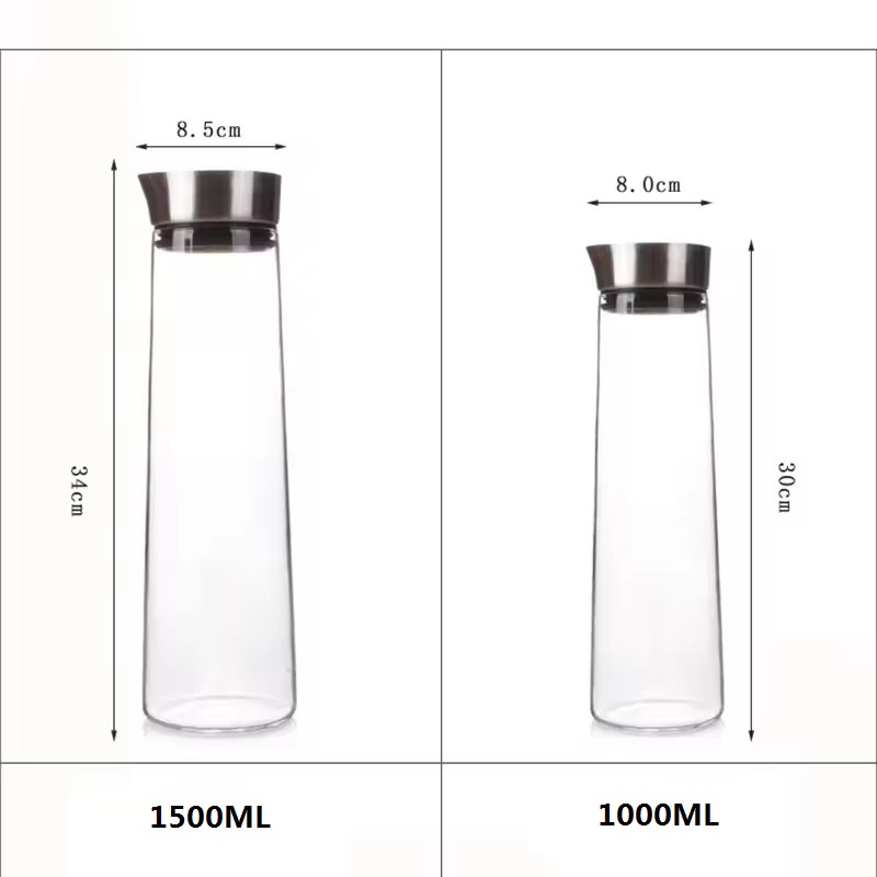 1L/1.5L Thickened Glass Water  - огляд і ціна Cold Brew Jar