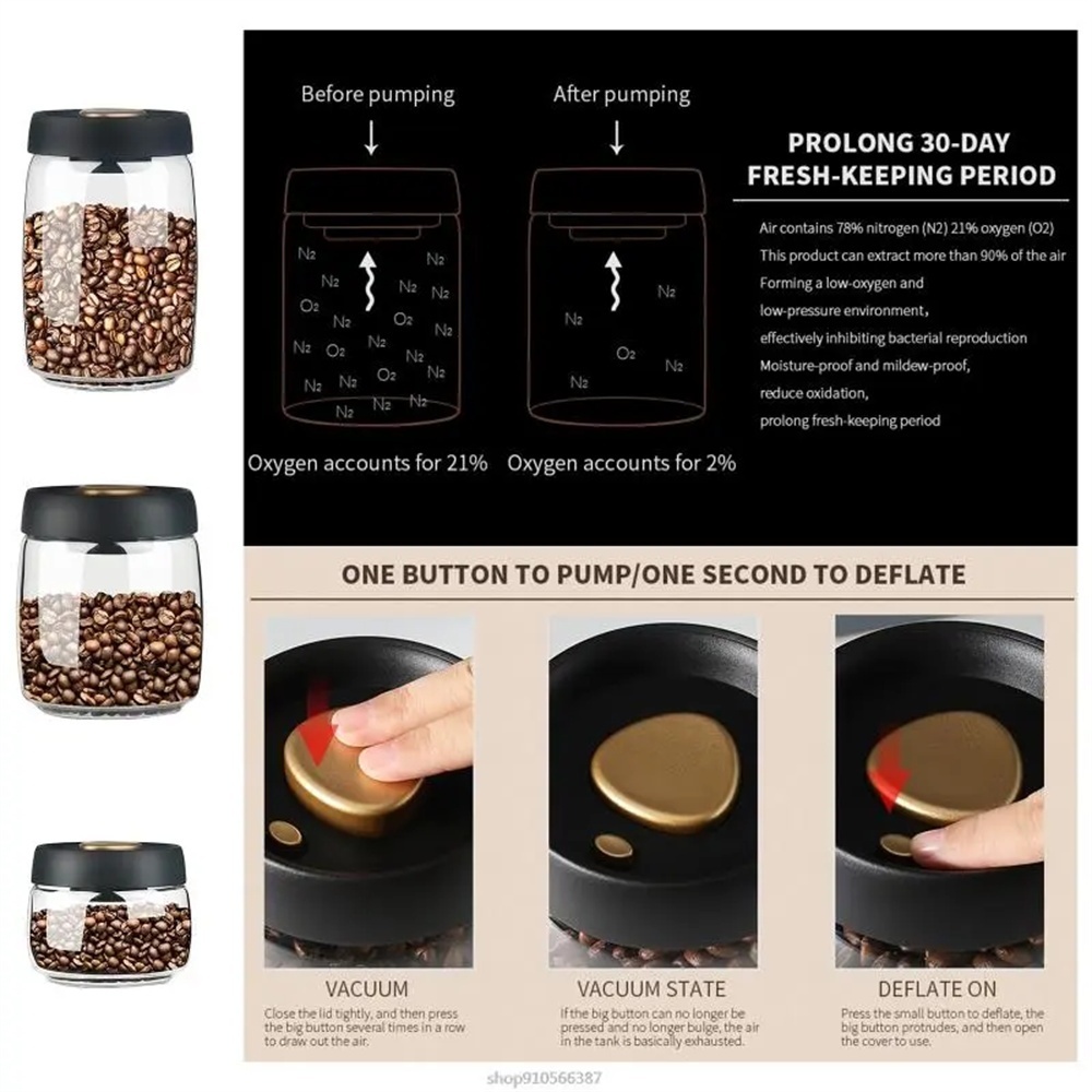 1pack Coffee Bean Storage Cont - огляд і ціна Coffee Tea Press