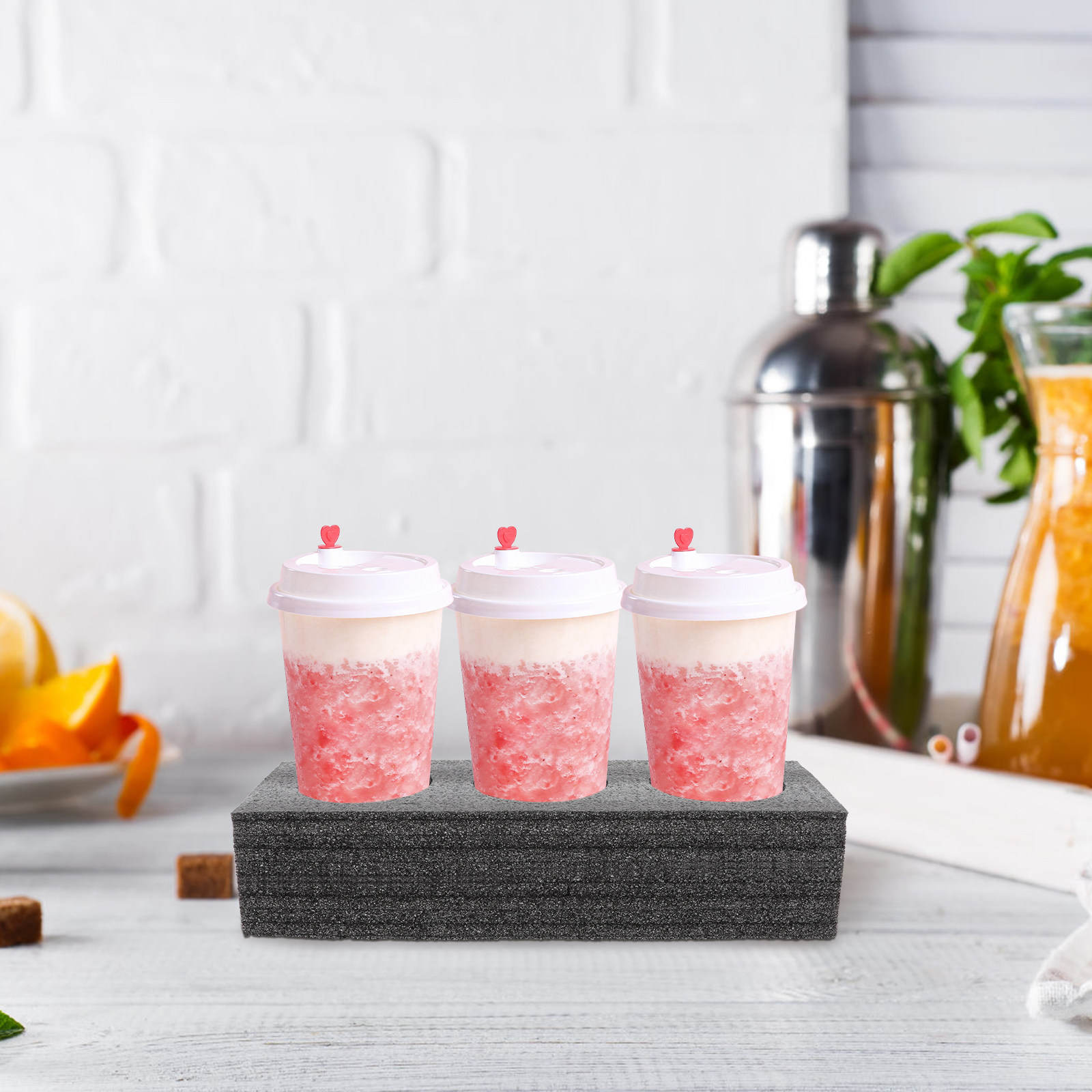 2Pcs Cup Fixing Holder Pearl C - огляд і ціна Coffee Tea Holders