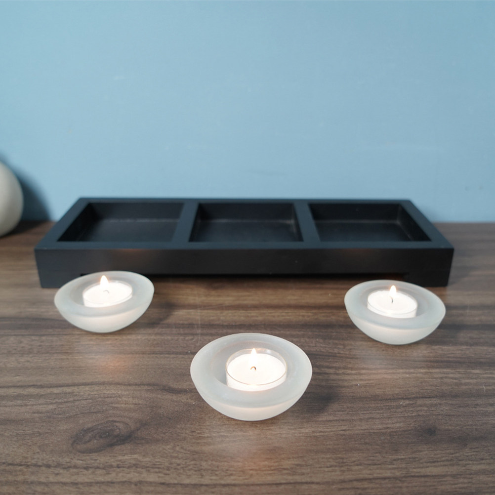 1 Set Glass Tea Light Holders  - огляд і ціна Coffee Tea Holders