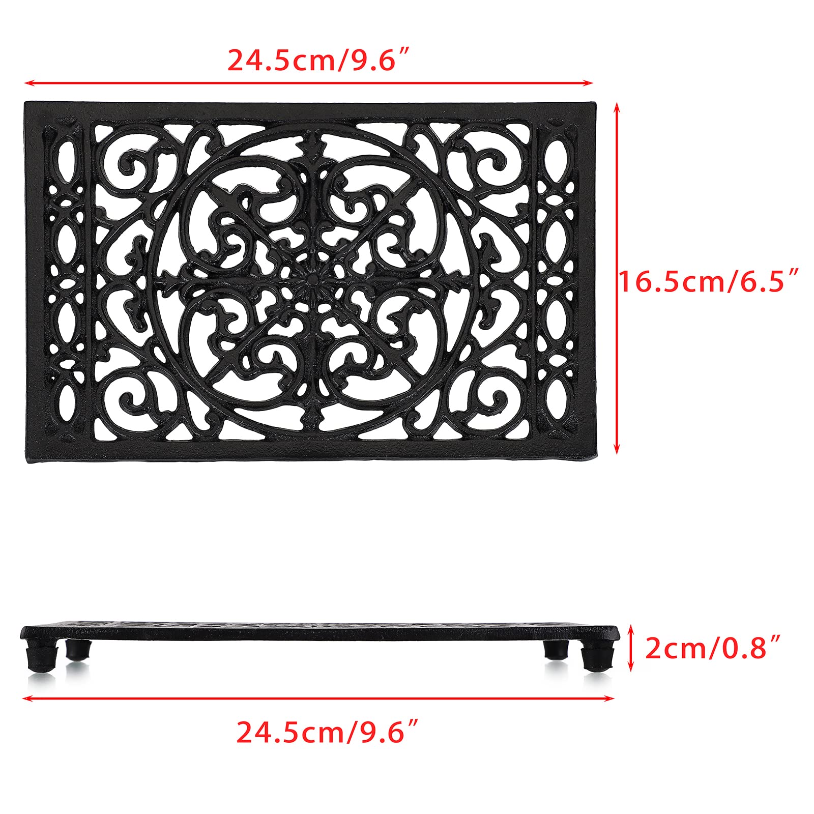 Rectangle Cast Iron Trivet Hea - огляд і ціна Cast Iron Teapot
