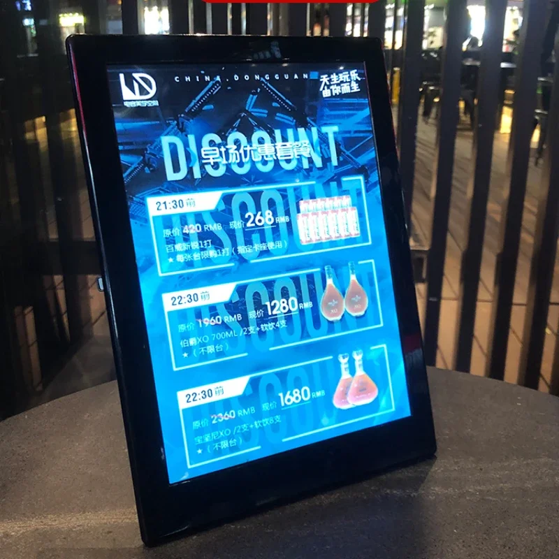 Illuminated LED Wine List Disp - огляд і ціна Coffee Tea Menu