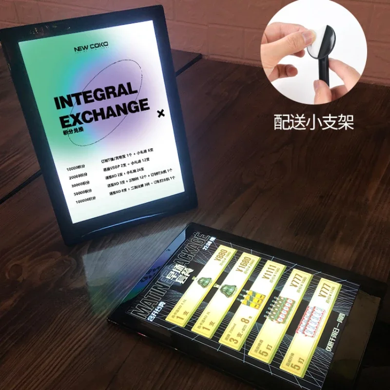 Illuminated LED Wine List Disp - огляд і ціна Coffee Tea Menu