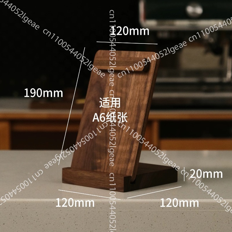 Black walnut desktop display c - огляд і ціна Coffee Tea Menu