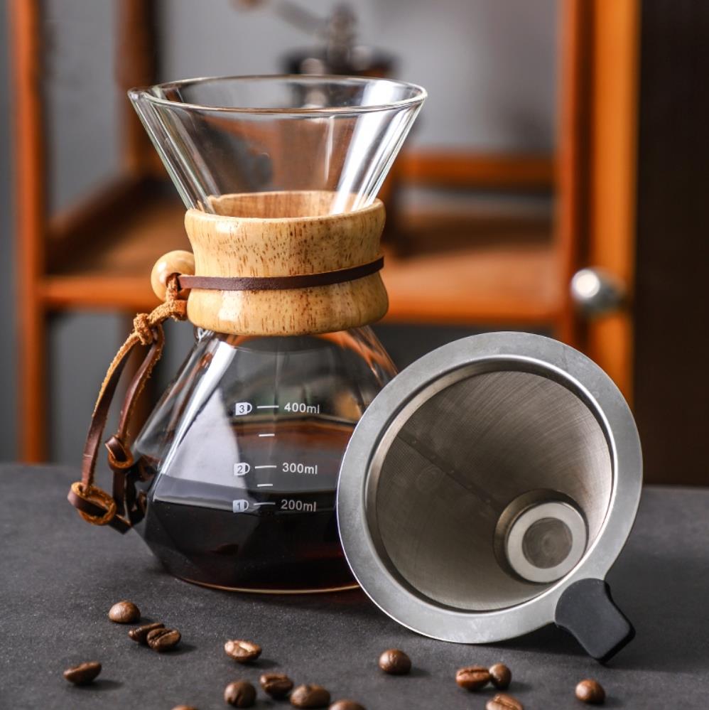 Glass Coffee Pot with Stainles - огляд і ціна Cold Brew Jar