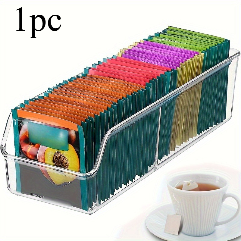 1pc Clear Tea Bag Organizer Bo - огляд і ціна Coffee Tea And Sugar Set