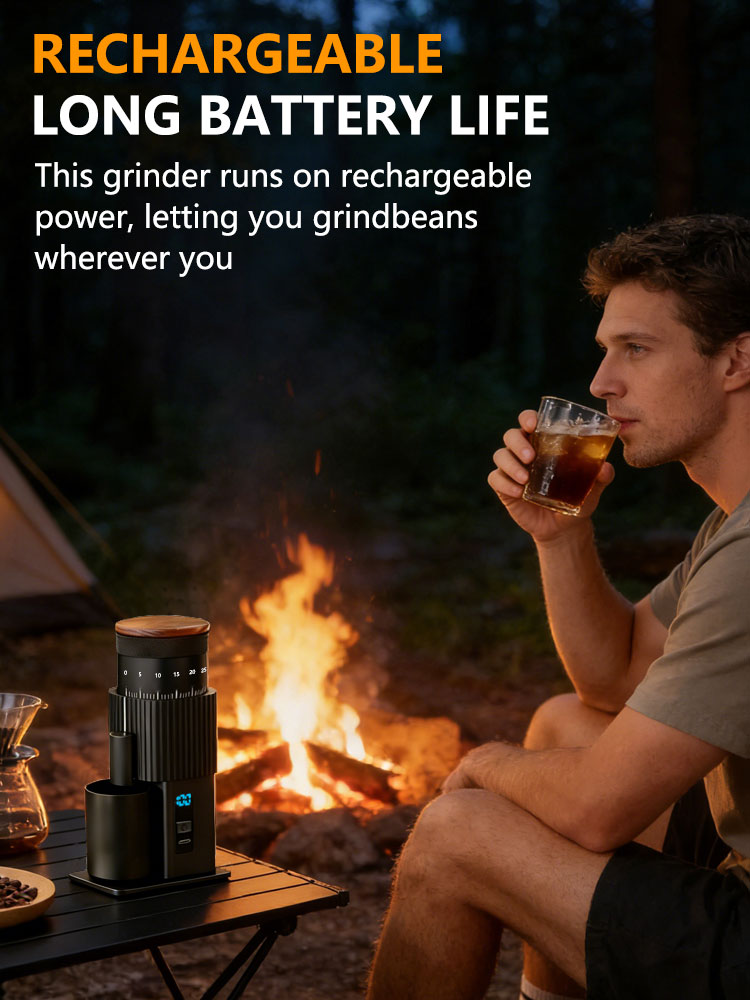 Portable Electric Coffee Grind - огляд і ціна Burr Hand Grinder