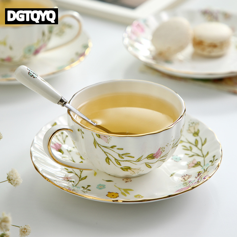 2Pcs Vintage Floral Ceramic Co - огляд і ціна Coffee Tea And Sugar Set
