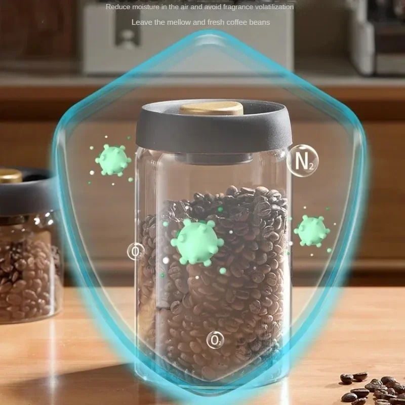 Manual Vacuum Sealed Coffee Ja - огляд і ціна Coffee Tea Containers