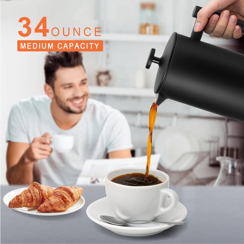 French Press Coffee Maker 34 O - огляд і ціна French Press Coffee & Tea