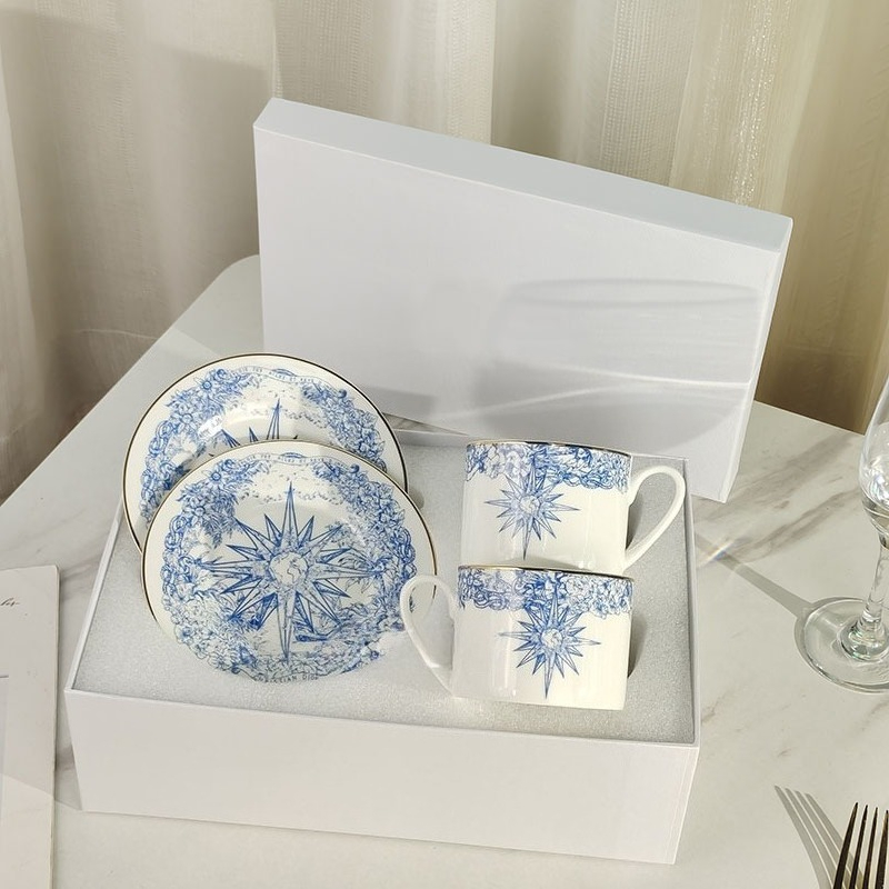 Bone China coffee Cup And Sauc - огляд і ціна Coffee Tea Gift Set