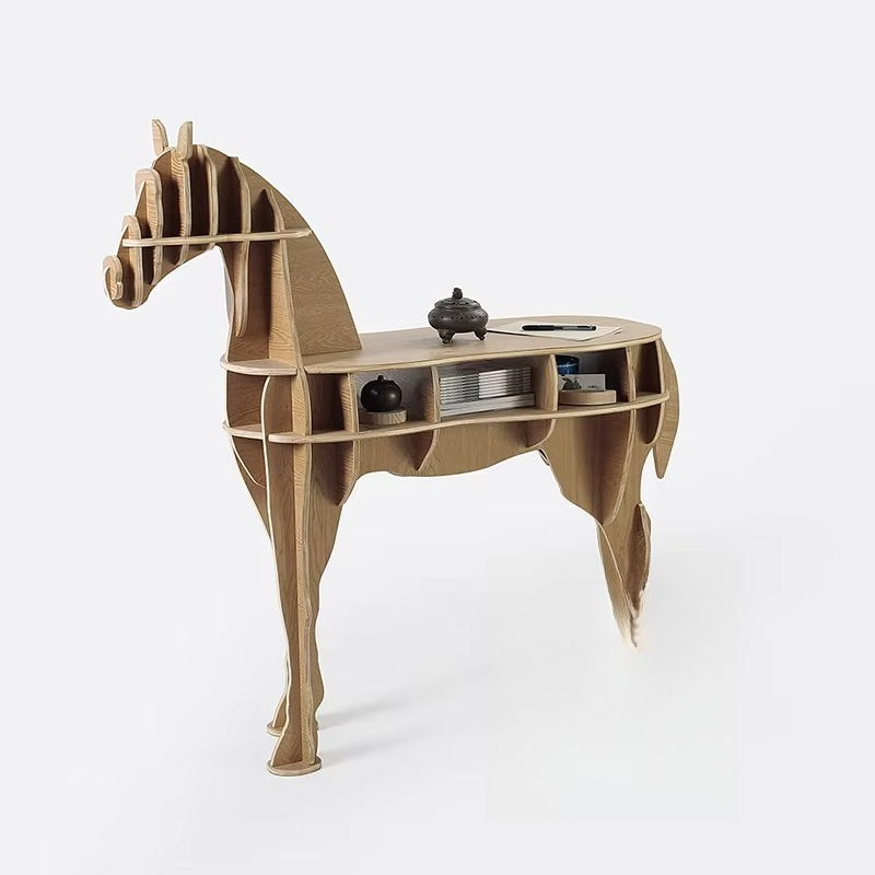 Creative Wooden Horse Tea Coff - огляд і ціна Coffee Tea Library
