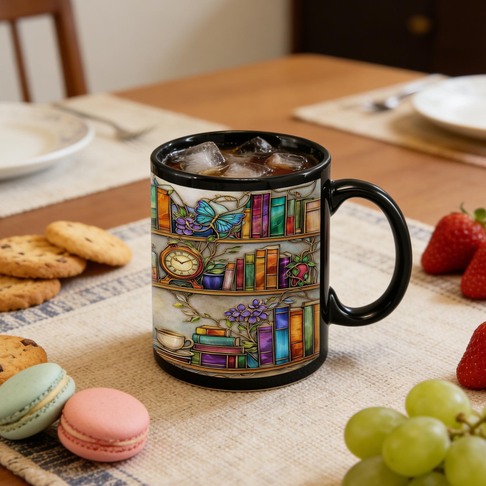 Mug For Coffee Cat Theme Heat- - огляд і ціна Coffee Tea Library