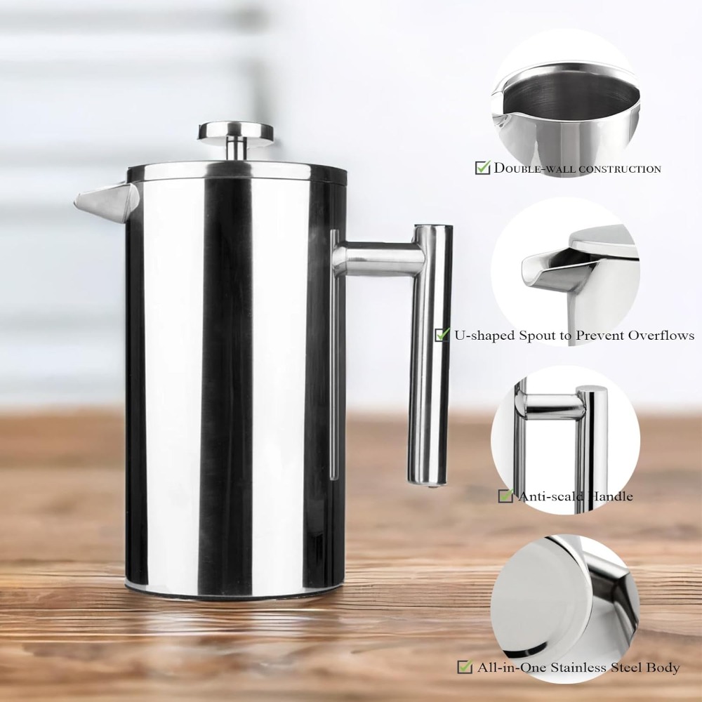 French Press Coffee Maker, 304 - огляд і ціна French Press Coffee & Tea