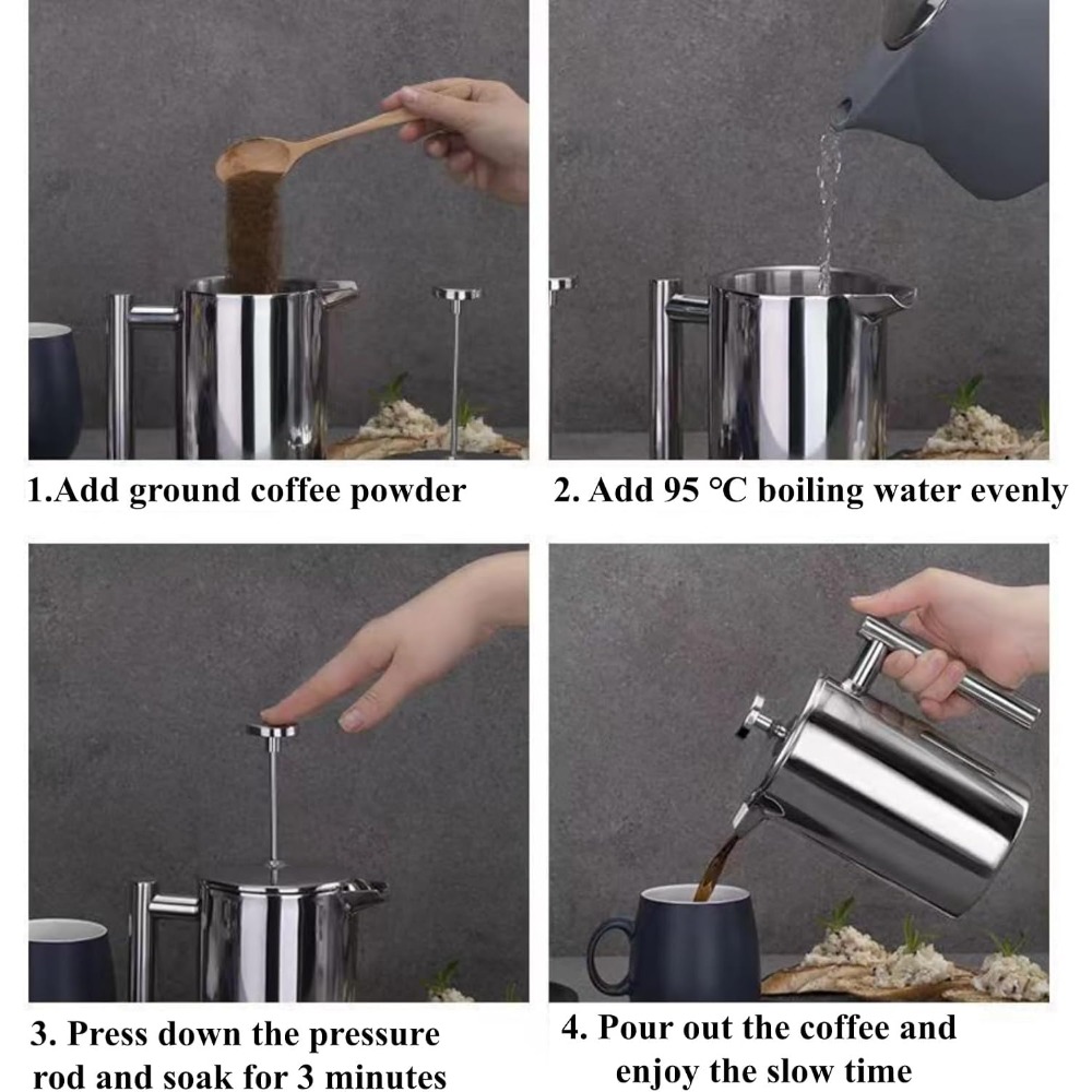 French Press Coffee Maker, 304 - огляд і ціна French Press Coffee & Tea
