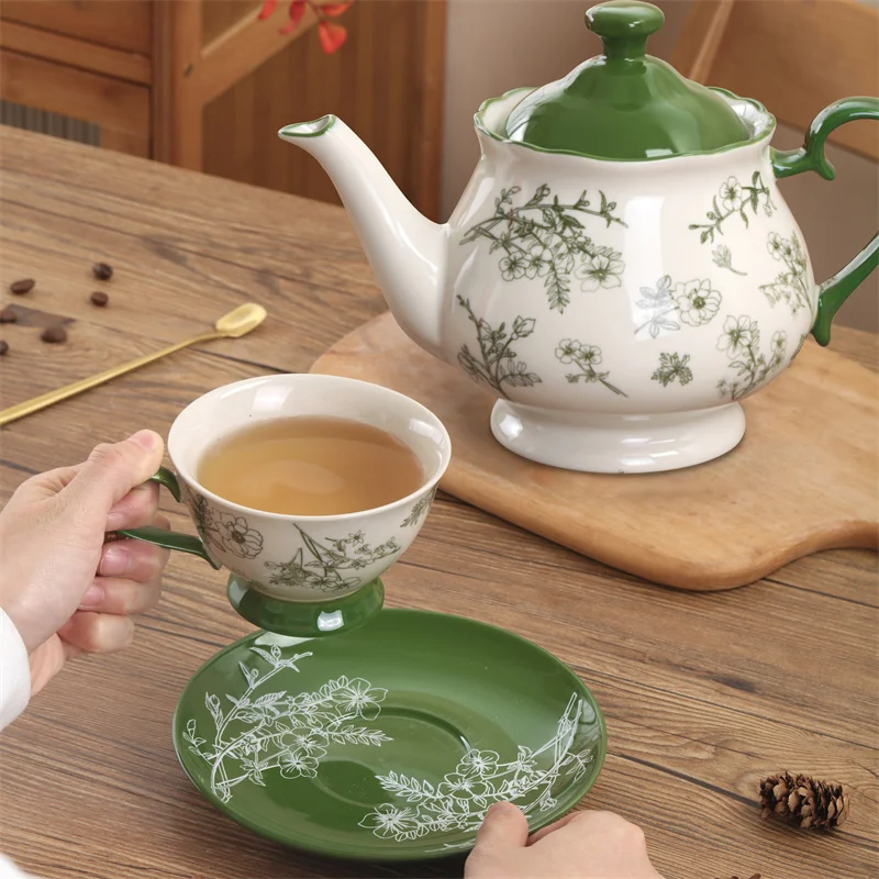 SOLECASA 220ml Coffee Cup&Sauc - огляд і ціна Coffee Tea Flower