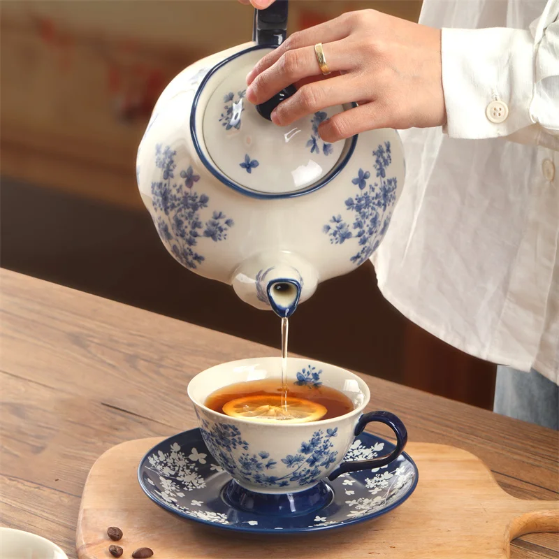 SOLECASA 220ml Coffee Cup&Sauc - огляд і ціна Coffee Tea Flower