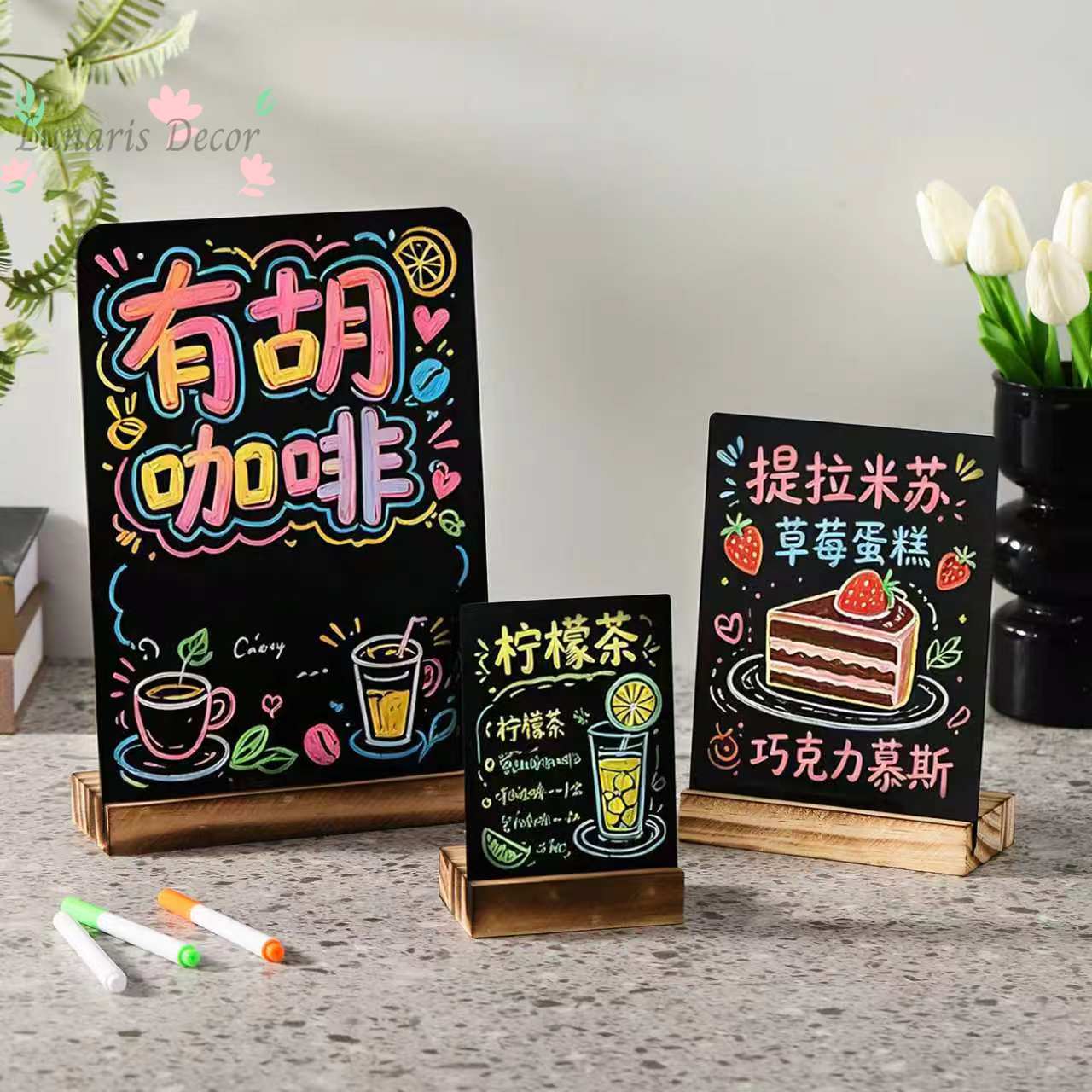 A4 rewritable stall advertisin - огляд і ціна Coffee Tea Menu