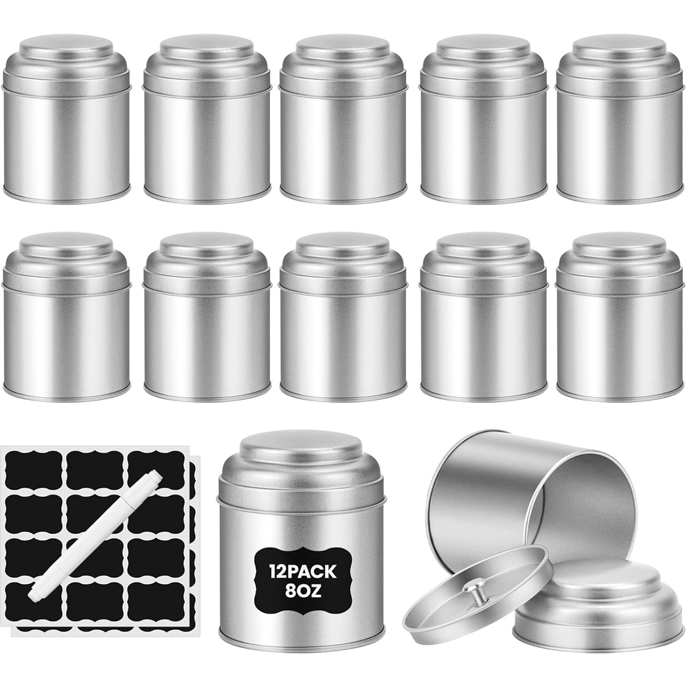 Tea Tin with Airtight Double L - огляд і ціна Coffee Tea Sugar Canisters