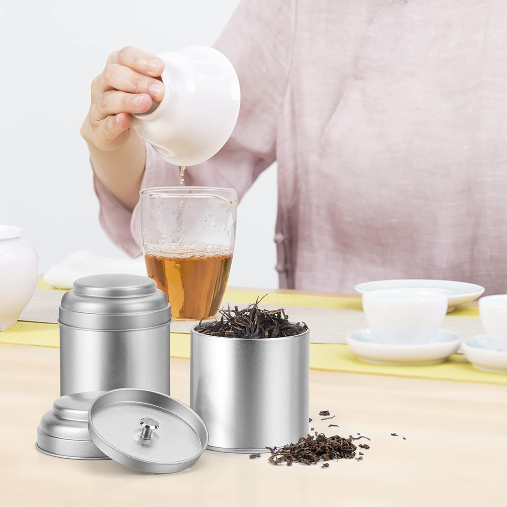 Tea Tin with Airtight Double L - огляд і ціна Coffee Tea Sugar Canisters