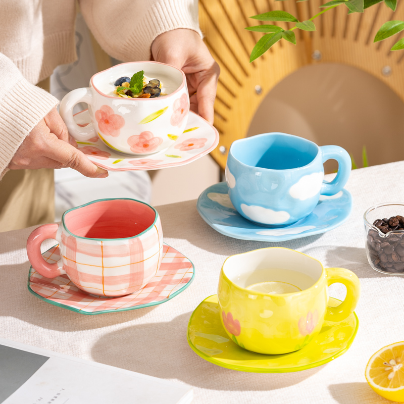 300ML Creative Hand Pinched Ir - огляд і ціна Coffee Tea Flower