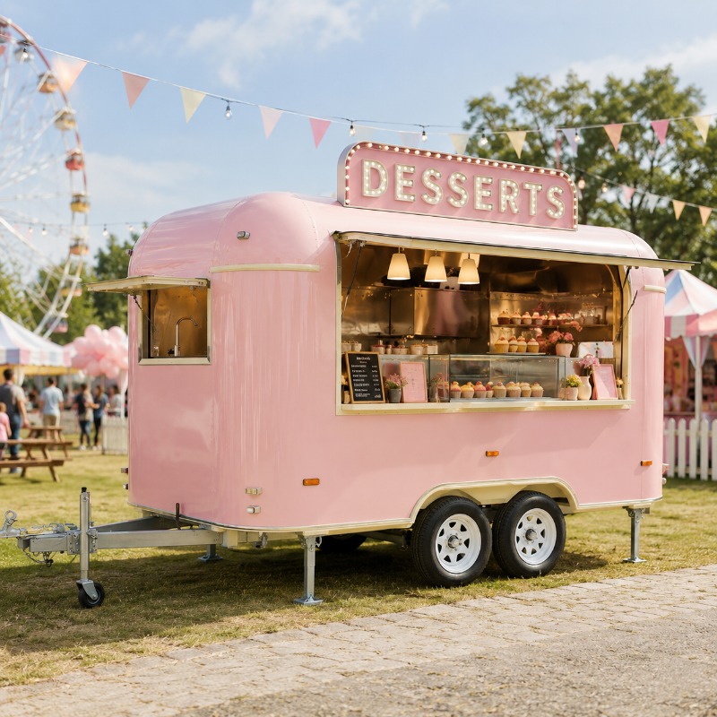 Food Truck Trailer Street Cate - огляд і ціна Coffee Tea Van