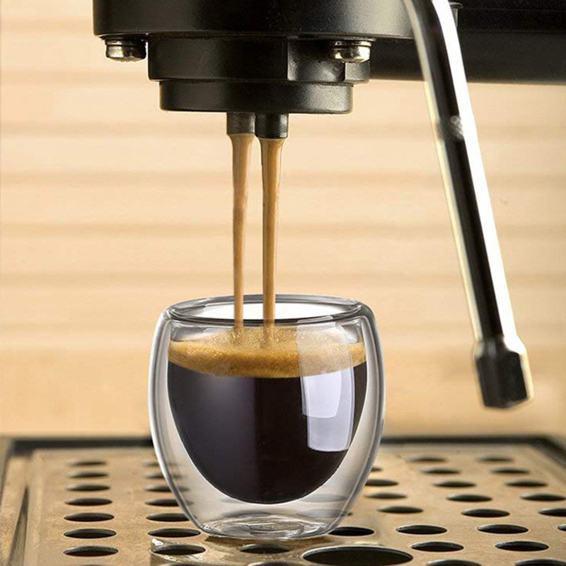 Double Walled Glass Coffee Mug - огляд і ціна Coffee Tea And Sugar Set