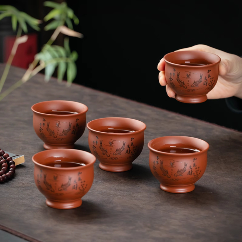 Chinese Yixing Purple Clay Tea - огляд і ціна Coffee Tea And Sugar Set